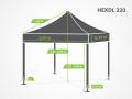 2x2 m ST-HEX45 White