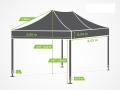 3x3 m ST-HEX45 raam