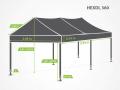 3x6 m ST-HEX45 seintega