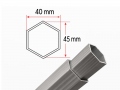 3x6 m ST-HEX45 seintega