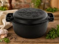 6 l malmpott Lid-Pan