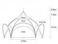 Telk ARCO 4,5x4,5 m