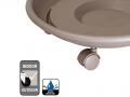 Ratastel taimealus PLASTIC TAUPE XL