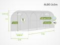 Plėvelinis šiltnamis ALBO 2x3 m