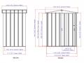 Metallist aiakuur 1,6x1,2 m