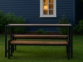 Aialaud IRONWOOD laud ja 2 pingid 