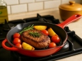 Emailitud malmpann ⌀26 cm GRILL
