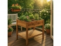 Raised bed with 6 sections