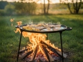 Cast Iron Pan with Legs Ø 36
