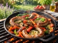 10 l ketaus puodas Grill Lid-Pan