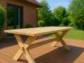 Puidust laud RETRO 177x75x70