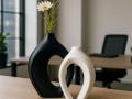 Lillepott Vaas Black&White