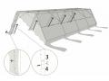 4x6 m PVC peotelk Heavy-Duty