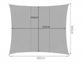 Saulės pavėsinė 4x3 m