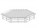 Smėlio dėžė su dangčiu HEX 