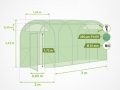 Kilekasvuhoone PORTA 2x3 m