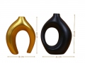 Vaasis Black&Gold