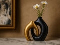 Vaasis Black&Gold
