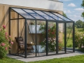 Klaaskasvuhoone LeanTo'160x385