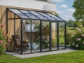 Klaaskasvuhoone LeanTo'160x385