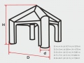 4×4 m QUADRI ENCLOSED