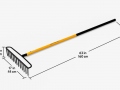 Universaalne metallreha 44 cm