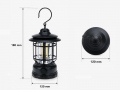 Kempingo lempa USB LED