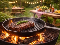 Cast Iron Pan Ø 24 cm GRILL