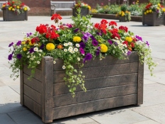 Цветочный горшок TEAK L