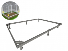 2x4 m Steel Foundation Frame