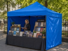 3x3 m koos külgedega, tumesinine