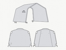Replacement cover for Storage Shed 1,8 x 1,8 m