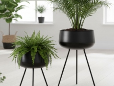 Metal flower pots ARDOLA 2 pcs