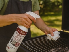 Oven, cooktop and grill cleaner