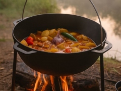 12 l Cast iron Kazan Asian