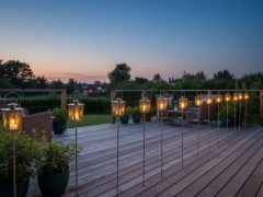 Outdoor candle lantern