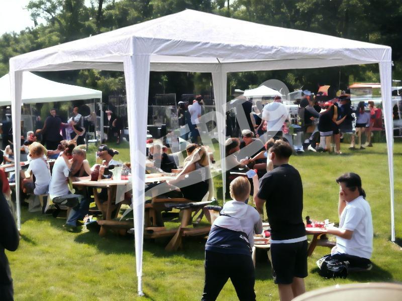 3x3 m ilma külgedega, valge