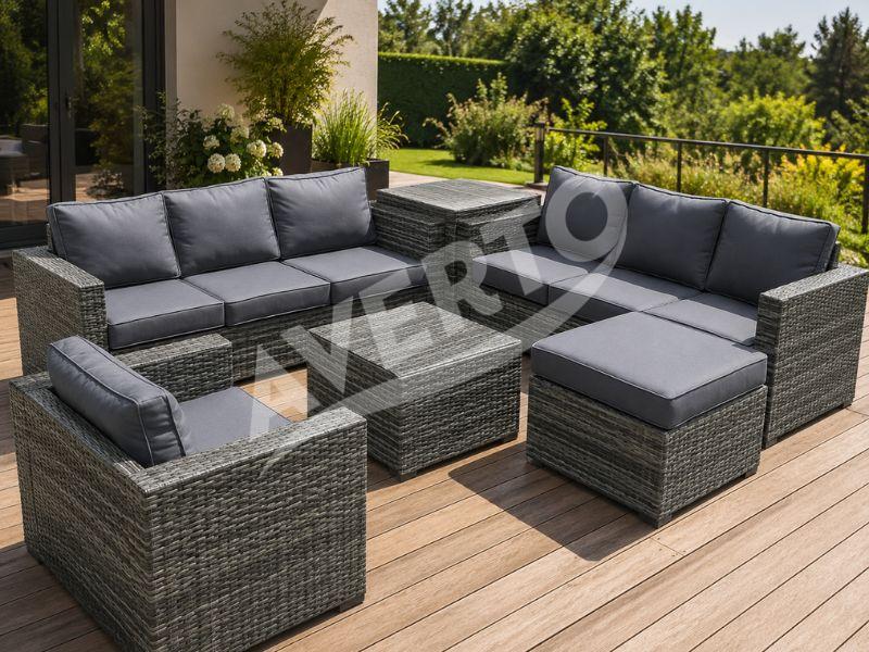 Lounge sofa 8-seater Delaila
