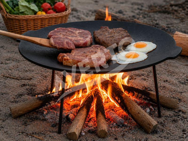 Cast Iron Pan with Legs Ø 45