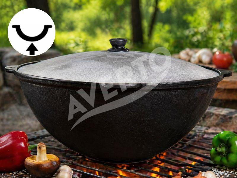 22 л Чугунный казан Uzbek ◡