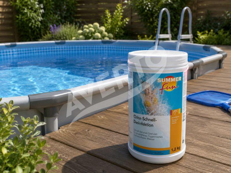 Basseini kloor 1,2 kg
