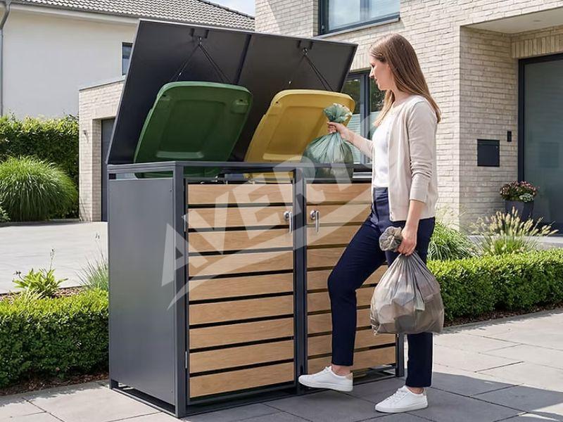 Garbage Bin Storage 60–240L x2