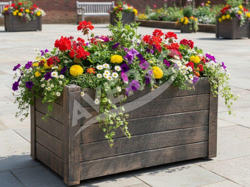 Цветочный горшок TEAK L