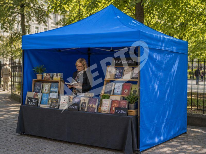 3x3 m koos külgedega, tumesinine