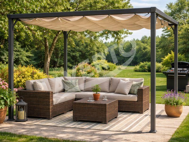 Aiapaviljon PERGOLA 3x3 m