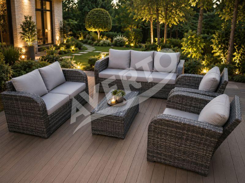 Lounge sofa 7-seater Wickville